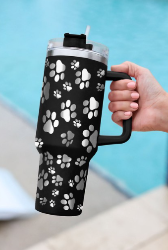 40 Oz. Paw Print Tumbler