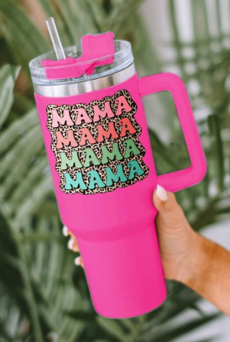 40 Oz. Hot Pink MAMA Tumbler