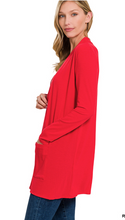 Load image into Gallery viewer, Red Lightweight Cardigan
