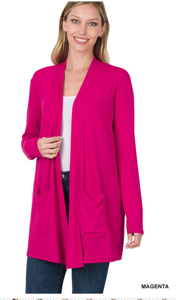 Pink Lightweight Cardigan