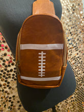 Load image into Gallery viewer, Leather Football Crossbody Bag
