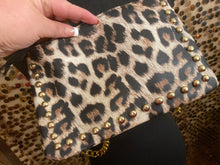 Load image into Gallery viewer, Leopard Stud Pocketbook
