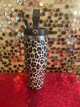 Load image into Gallery viewer, 30 Oz. Brown Leopard Tumbler
