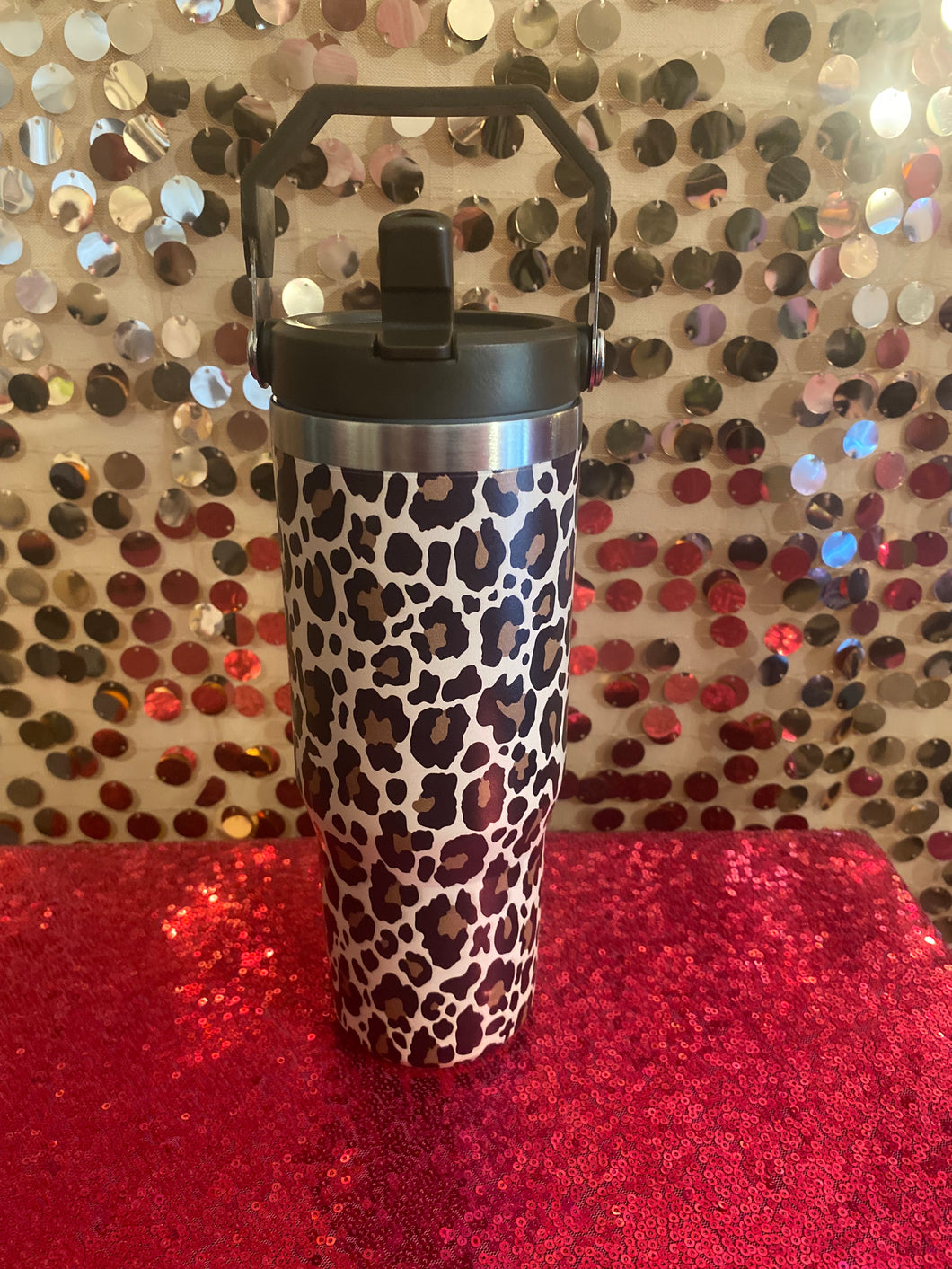 30 Oz. Brown Leopard Tumbler