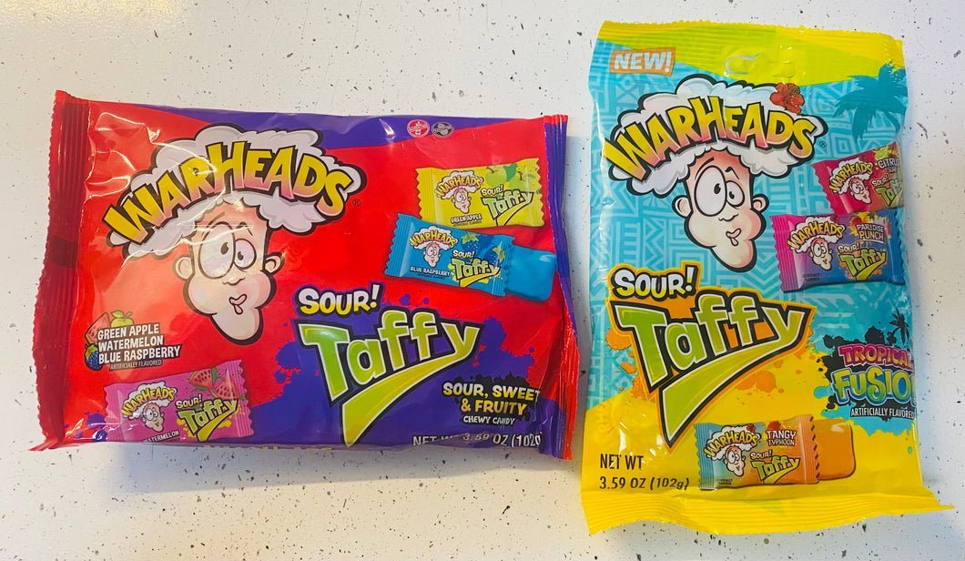 FREEZE DRIED Sour War Heads Laffy Taffy