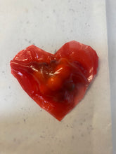 Load image into Gallery viewer, FREEZE DRIED Tropical Fruit &amp; Strawberry Roll Up Stuffed Skittle Hearts
