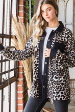 Load image into Gallery viewer, SOLID AND AINMAL LEOPARD PRINT SHACKET
