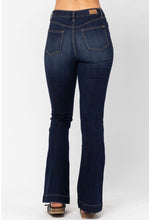 Load image into Gallery viewer, Judy Blue Dark Wash High Waist Long Flare Jeans
