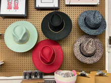 Load image into Gallery viewer, Faux Suede Fedora Hat
