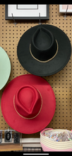 Load image into Gallery viewer, Faux Suede Fedora Hat
