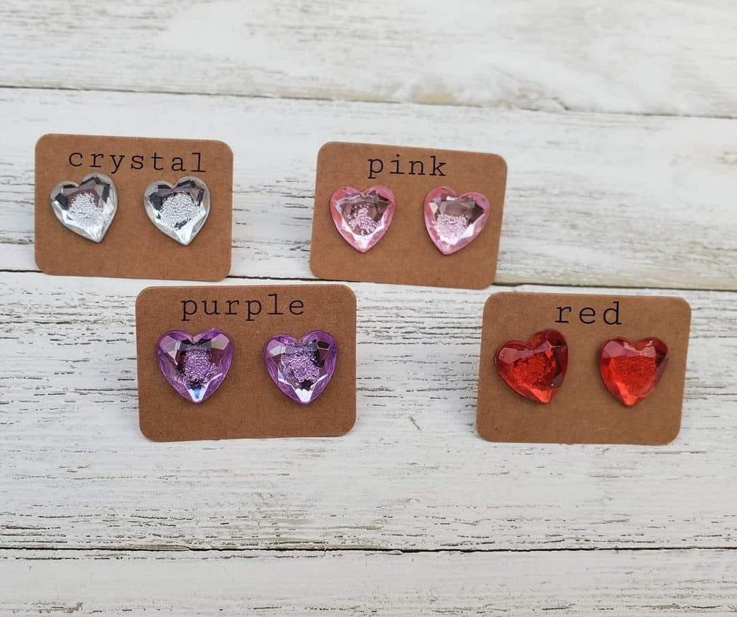 Heart Studs