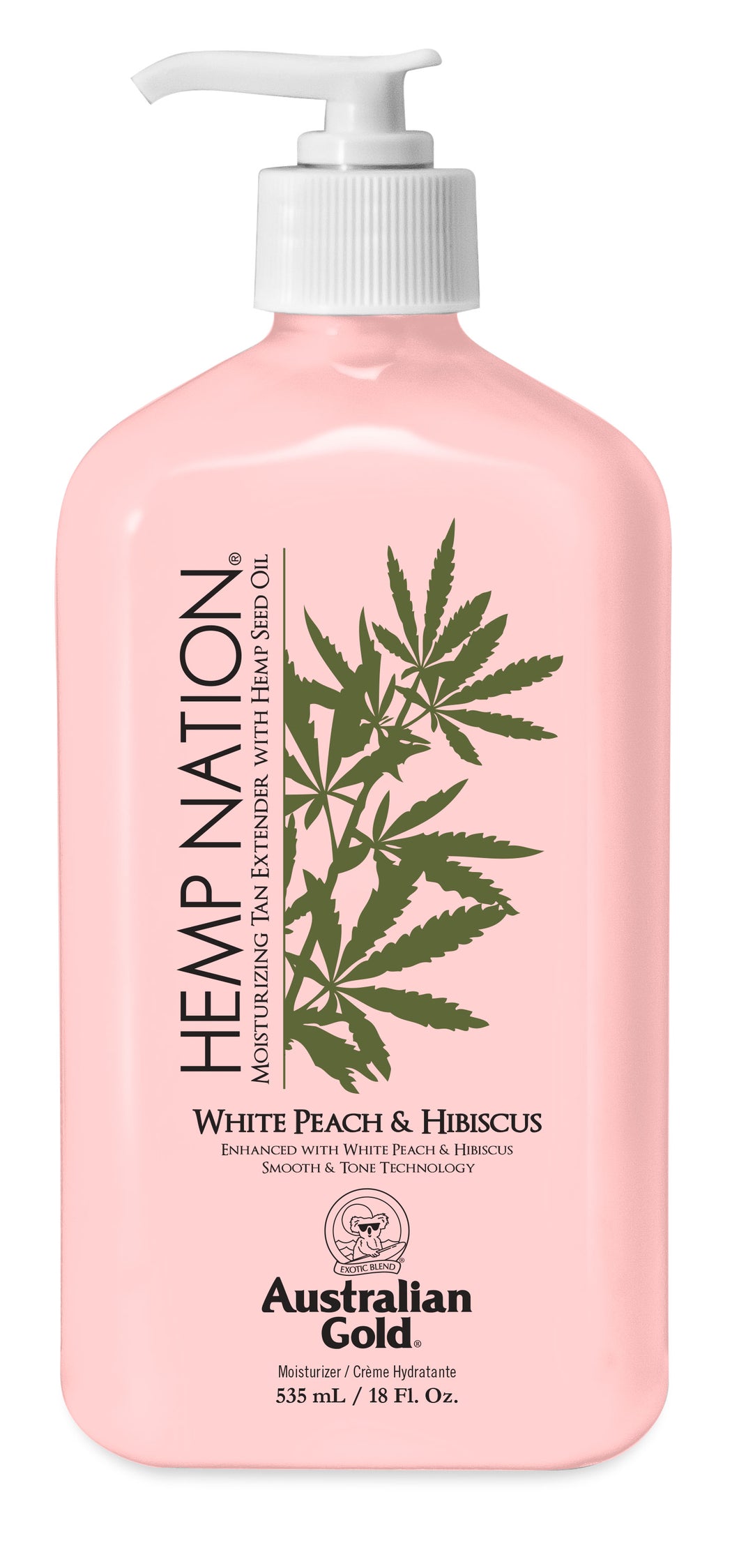 Hemp Nation White Peach & Hibiscus Tan Extender
